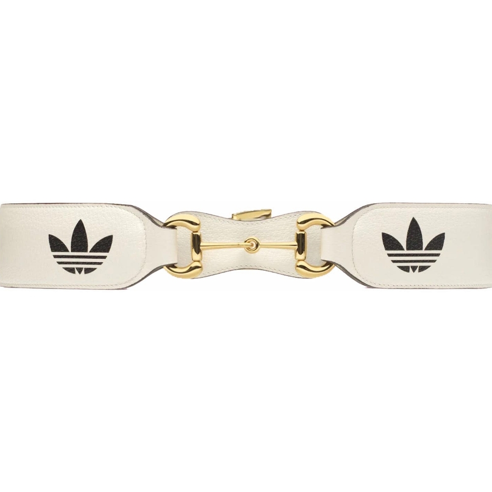 Gucci x Adidas Limited Edition Horsebit Belt. 625834 214351. 100cm 40 inch. New